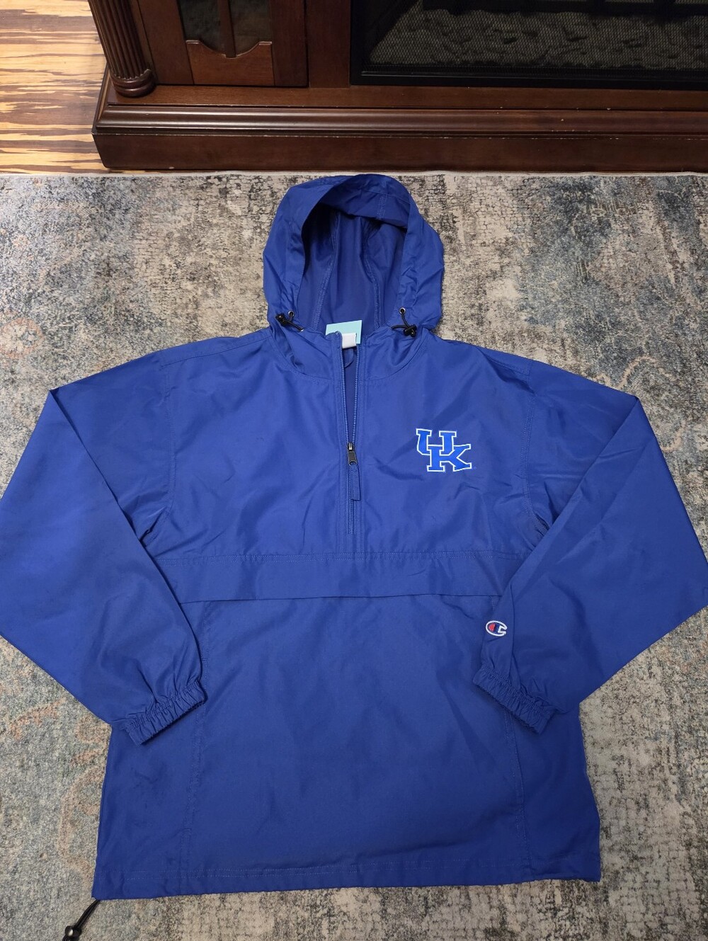 Champion University of Kentucky Stadium Packable Windbreaker Jacket XS
